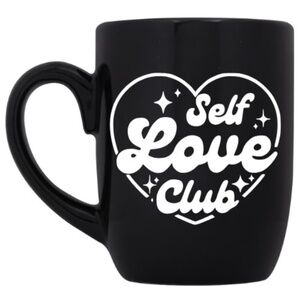 Self Love Club Black Coffee Mug Cup